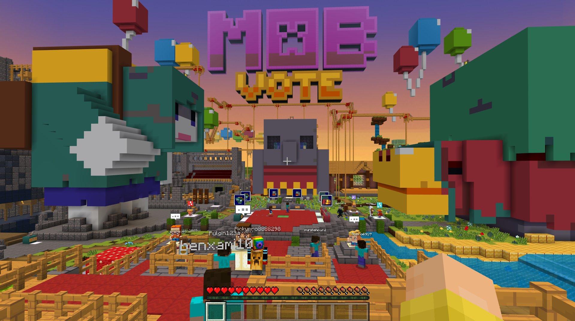 Comunidade de Minecraft on X: MOB VOTE COMEÇOU! esse é o servidor