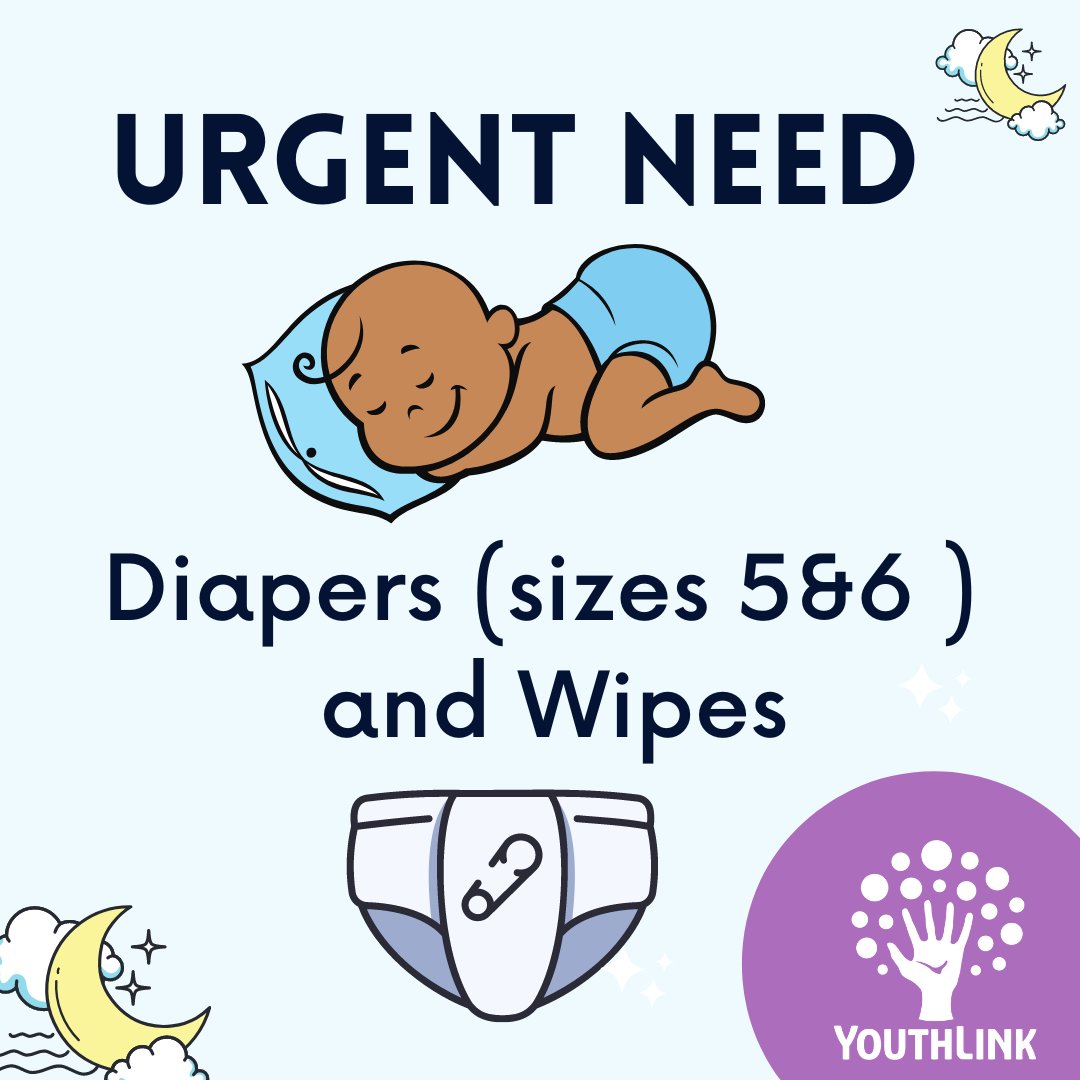 Urgent need! YouthLink has been seeing an increase in young parents who are experiencing homelessness - please visit our Amazon and Target wish lists and these items will be shipped directly to us! 

youthlinkmn.org/get-involved/d…