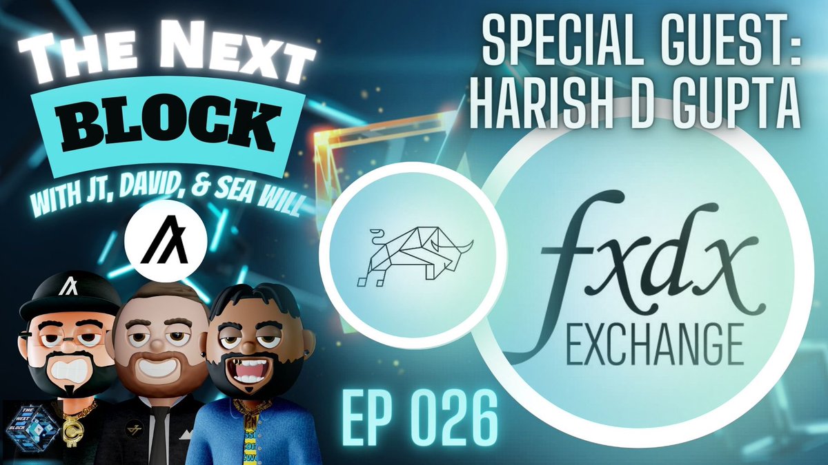 ⚡️Join us tomorrow at 12pm EST for a special episode of #TheNextBlock!! 🎙 We will be live with @fxdxdex, discussing #derivatives on #Algorand, plus a whole lot more! 🔊 Don’t miss it! 👉Catch it here: youtu.be/t1S1QLAcxYY #Algorand $ALGO $xSOL $goBTC $goETH