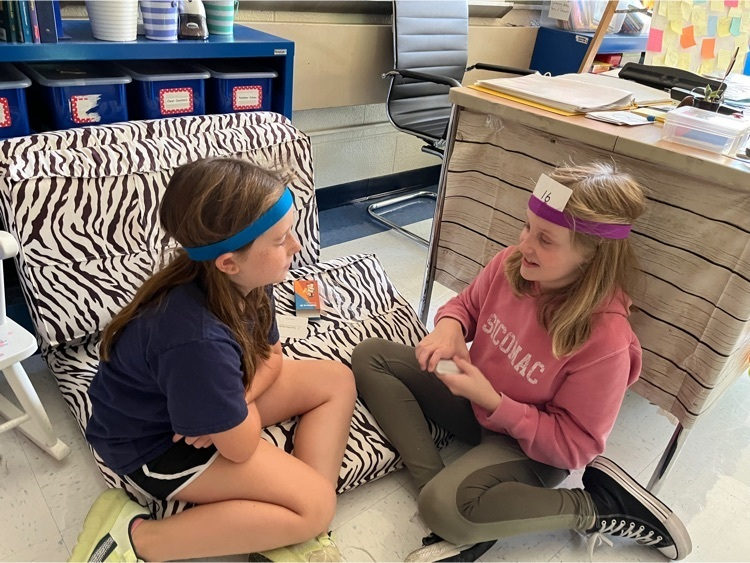 WPSSicomac's tweet photo. Headbands Math Facts #addition #subtraction #multiplication #3rdgradefun https://t.co/iE9u1GwaDN