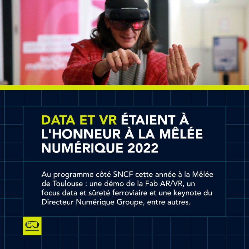 SNCFNumerique's tweet photo. L'Actu Numérique #SNCF au Carré◻️
Le nouveau rendez-vous bi-mensuel qui traite des expertises numérique du groupe. Au programme cette semaine : #RailOpenLab #SIDO2022 #MeleeNum et #NumériqueResponsable. @Dom_Damide @ChrisCasta574
