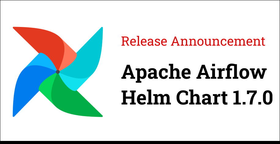 We've just released Apache Airflow Helm chart 1.7.0 🎉 📦 ArtifactHub: artifacthub.io/packages/helm/… 📚 Docs: airflow.apache.org/docs/helm-char… 🛠️ Release Notes: airflow.apache.org/docs/helm-char… Thanks to all the contributors who made this possible.