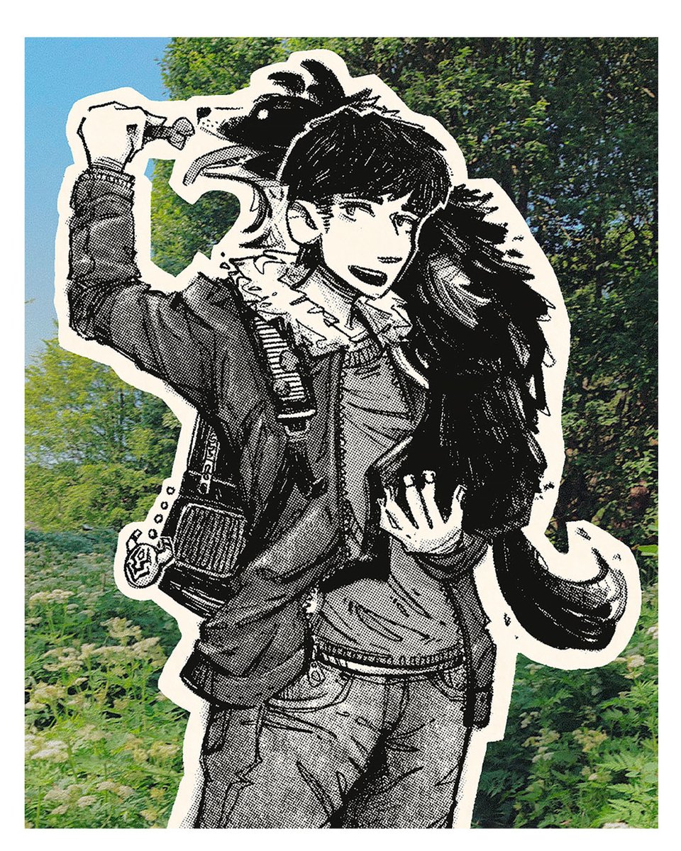 helloradical_'s tweet photo. I drew myself (and my dog)

#collage #digitalart #illustration https://t.co/1RUImIMy83