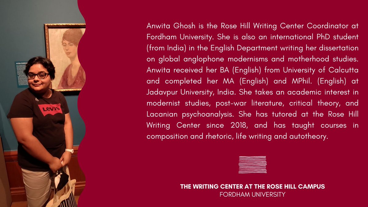 fordhamwc's tweet photo. #tutortuesday There are many ways to tell a story. Let's find one that resonates with our souls. https://t.co/VoQe0MNAcp