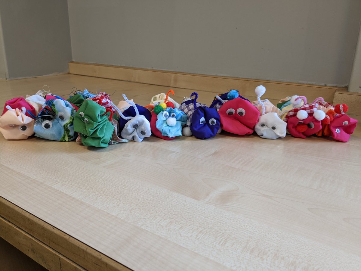The end of term brings many gifts such as two first year classes coming to the end of a sewing unit. 
I introduce you all to an army of caterpillars!  
#s1superstars #sewing
