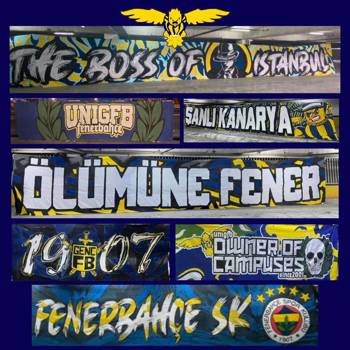 unigfborg's tweet photo. Şanlı FENERBAHÇE, emeğimizin adı!

Yeni pankart çalışmalarımız. #UNIGFB https://t.co/UElSTd9Klu