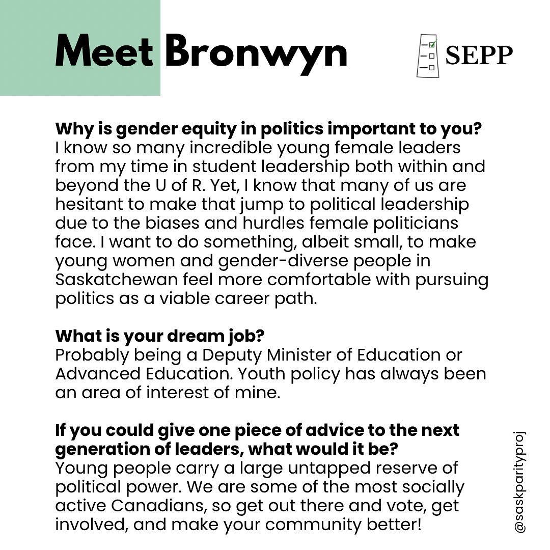 SEPP - Saskatchewan Electoral Parity Project tweet media