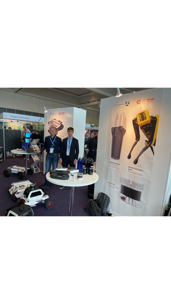 GeneralLaser's tweet image. We were very happy to present also SPOT by @BostonDynamics and @ousterlidar in @SPRINTRobotics! It was great to see many exhibitors and visitors already implementing these solutions.
#leggedrobot #lidar