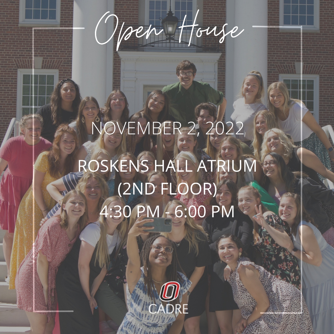 🗓️SAVE THE DATE🗓️

The CADRE open house will be held on November 2, 2022 in the Roskens Hall Atrium. Come learn more about our program and meet former CADRE teachers! #CADREproject #CADRE
