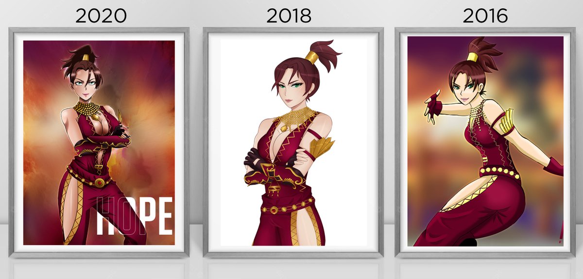'Hope' character arts by year!

📋 t1w.fandom.com/wiki/Hope
📸 instagram.com/p/Cjsqaoao5df/  #T1W #Hope