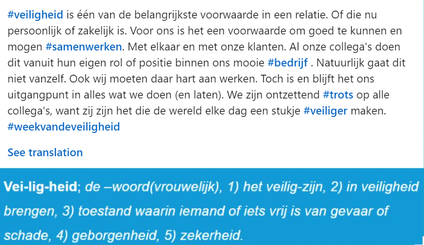 #veiligheid #vakmanschap