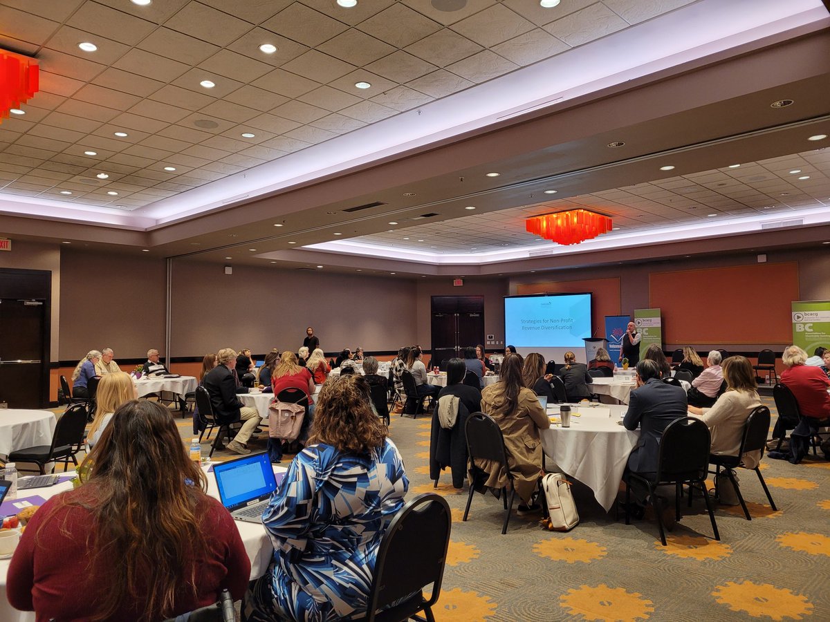Learning revenue diversification (in other words... "going beyond the bake sale") with Lee Herrin from <a href="/scalecollab/">Scale Collaborative</a> at #VolunteerFutures.  <a href="/volunteerbc/">Volunteer BC</a> <a href="/BCACG/">BC Association for Charitable Gaming</a> #bcnonprofits