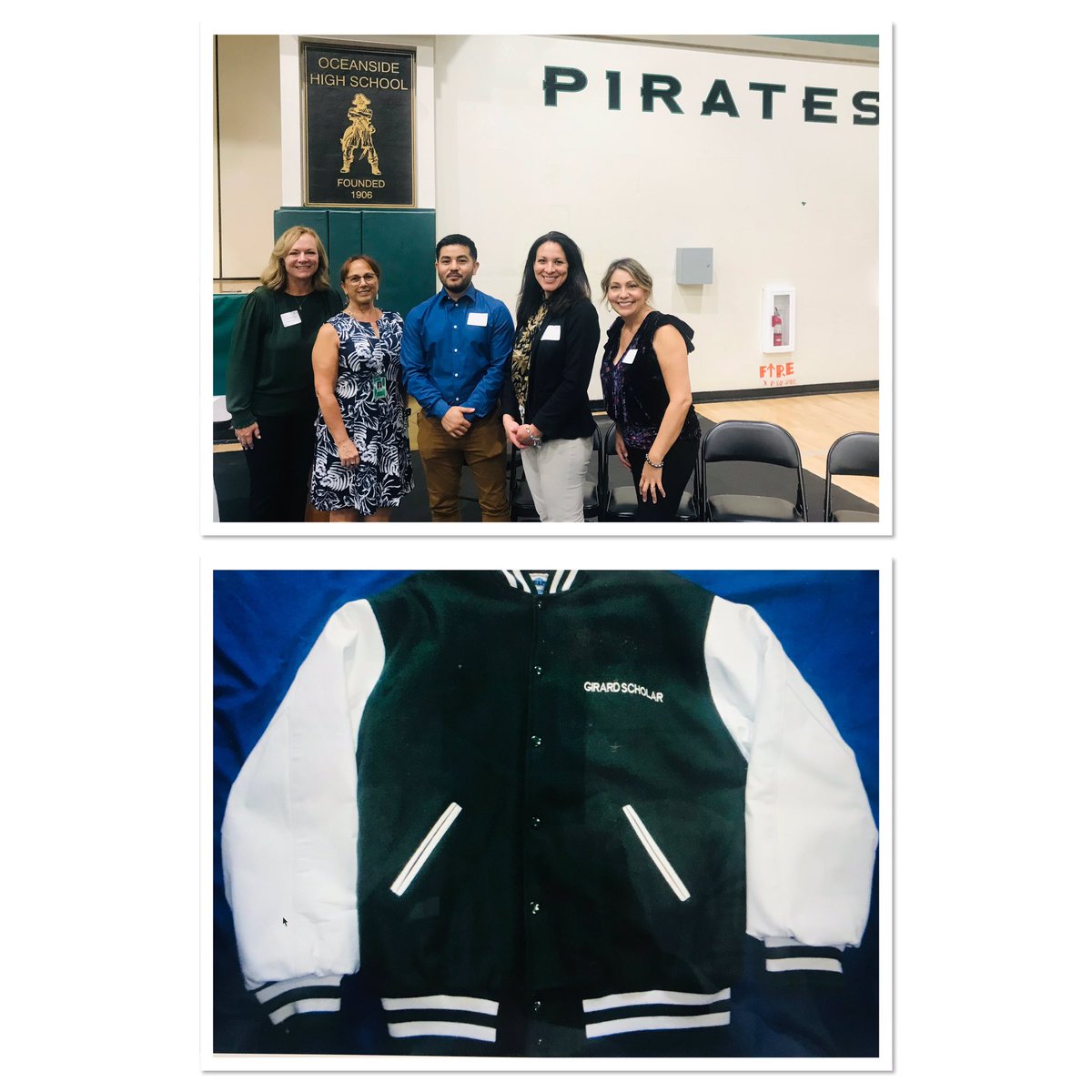 Shout out to our OHS Counseling team for their Girard Prep Scholars Program Ceremony last night at Oceanside High. It was a packed house with happy families as Girard Scholar Letterman’s jacket were handed out! @OsideSup @OsideUSD