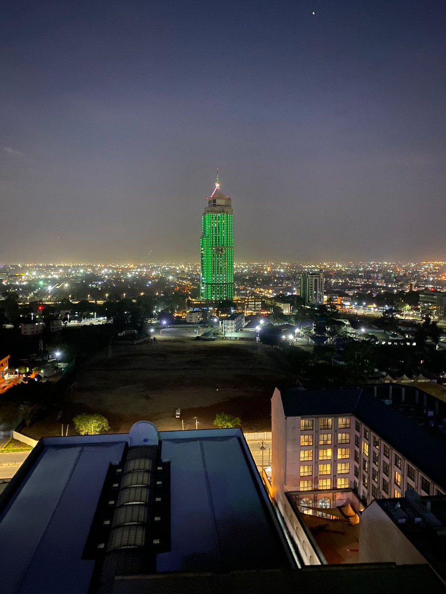BasicNeeds_KE's tweet photo. We @BasicNeeds_KE were lighting up the @OldMutual_Ke Tower for #MentalHealthAwareness in #Kenya. Let us start #speakingup about #mentalhealth when we see the green light. 

@citiesRISE @AfyaRekod @ymcakenya1 @iwKenya https://t.co/IFD0baf21o