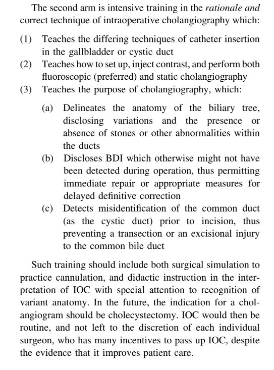 Important points re IOC training
#routineIOC #safechole #LCBDE
@SAGES_Updates @EmorySurgery @FedeSerrotMD