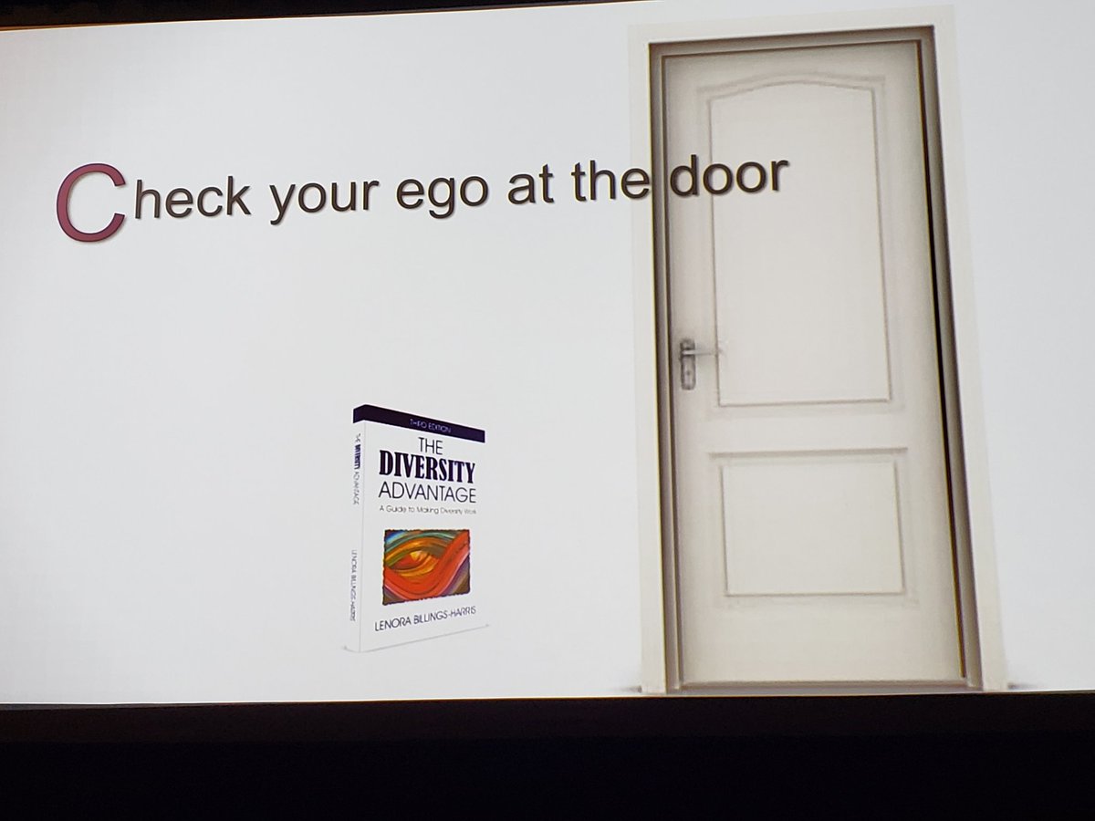 Paula4Harvey's tweet photo. Check your ego at the door. @LBHdiversity #NCSHRM #HRCommunity https://t.co/C5NaIqoEge
