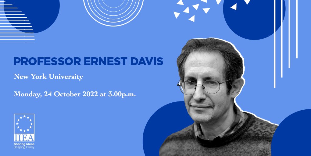 Can we create common #sense in #artificial #intelligence? @nyuniversity #computer science professor & AI expert Ernest Davis joins the IIEA to discuss the #future of #AI Register here to attend 👉 bit.ly/3MqwUqA