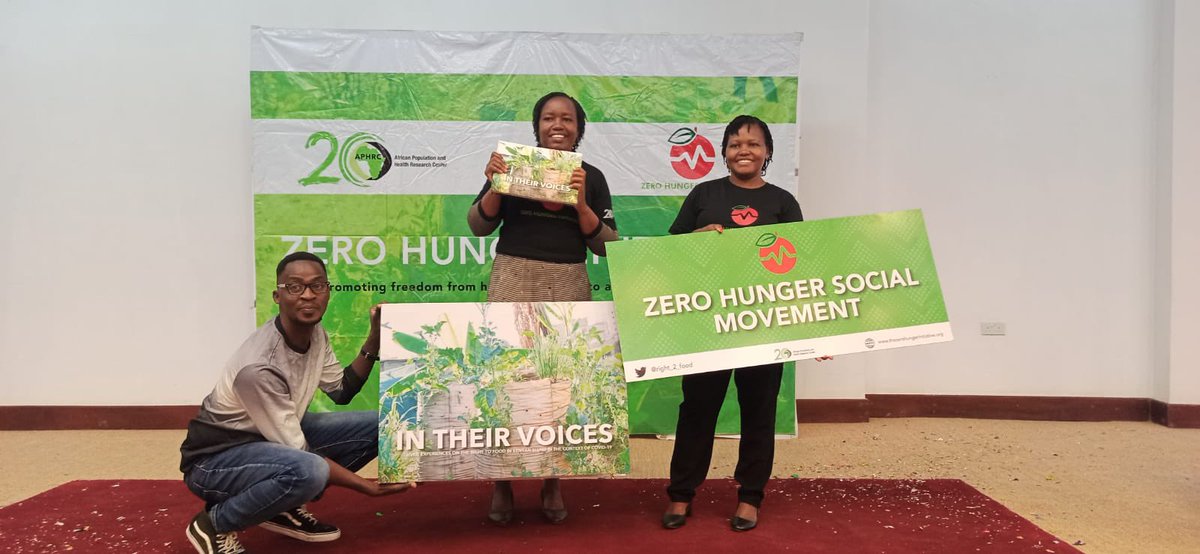 Liz_Kimani's tweet photo. Our #ZeroHunger Social Movement just launched at our Food Festival @aphrc as we celebrate #WorldFoodDay2022 

The social movement is aimed at creating a narrative shift  to food as a #HumanRight; a #CommonGood &amp; a #PublicGood to ensure #UniversalFoodAccess to #LeaveNoOneBehind https://t.co/zgRBPLm5gD