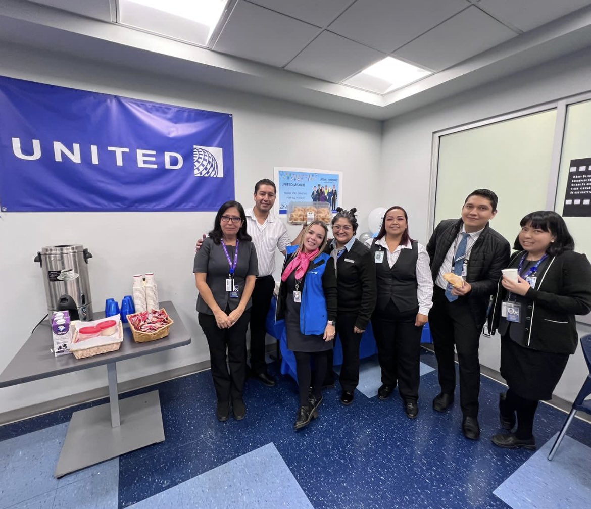 Celebrating Latin heritage month with café y pan @weareunited #flyingtogether