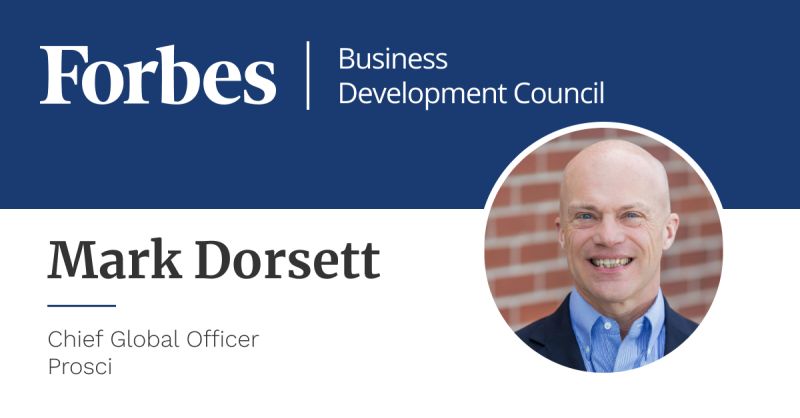 Prosci's tweet photo. Congratulations to our Chief Global Officer, @DorsettMark, for accepting an invitation to join the @ForbesBizDev Council. We are excited to witness and experience what this partnership brings.

#prosci #changemanagement #BusinessDevelopment #changeleadership https://t.co/P3pWZ6Tcpd