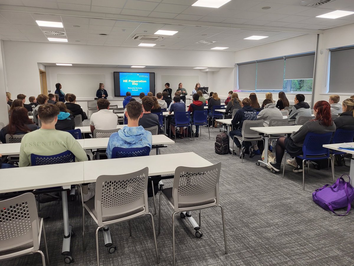 Great day <a href="/uniofglos/">University of Gloucestershire</a> with yr12 finding out about HE choices