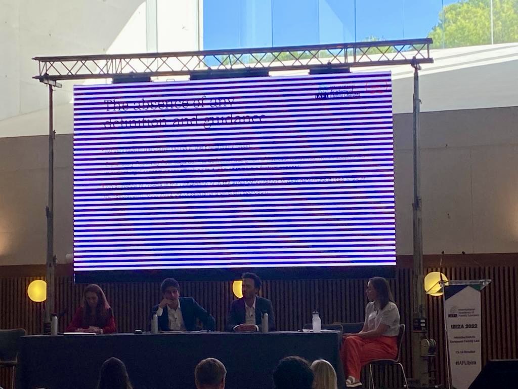 CBBC_Avocats's tweet photo. Pierre-Guillaume Ducluzeau, CBBC Avocats est intervenu aujourd'hui lors de la conférence @IAFL_FamLaw à Ibiza sur le thème "Capacity in International family law matters" avec Joseh Alkatout (Suisse) et Magda Fernandes (Portugal)

#iaflibiza https://t.co/8AfVUie3X2