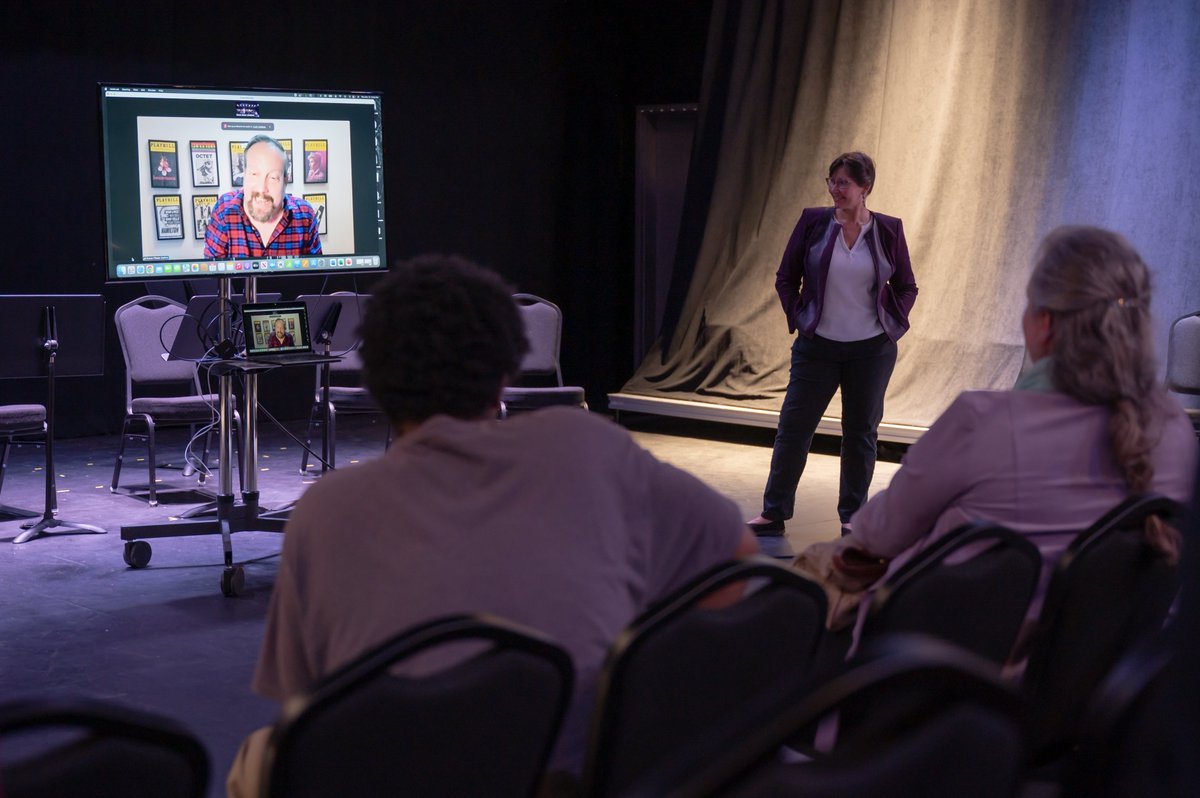 UnderpantsGodot's tweet photo. Thanks to University of Alabama Huntsville for doing a reading of The Underpants Godot last night, and for Zooming playwright Duncan Pflaster in to do a Q&amp;A talkback. Great cast, great crowd. What a treat! https://t.co/lHh01frvcr