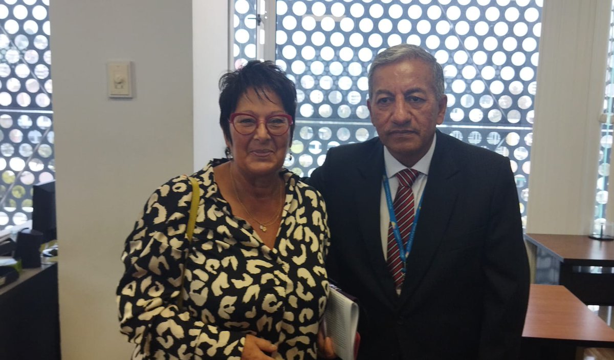 Rosa Pavanelli fue recibida por el vicepresidente de la Comisión de Trabajo de #Ecuador, Luis Marcillo (<a href="/LMarcillo12/">luis.marcillo12</a>), quien se comprometió a tramitar en un corto plazo las reformas planteadas.