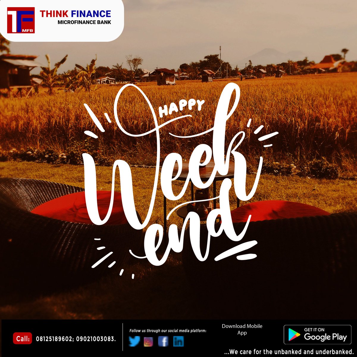 ThinkFinanceMFB's tweet photo. No better day than Friday to start your weekend.
#thinkfinance #finance #october #weekend #tgif https://t.co/DW0eWqGqUB