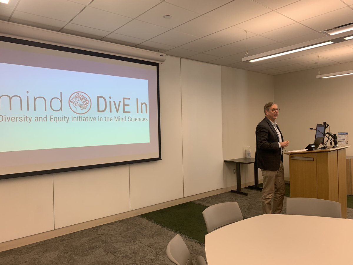mindDivEIn's tweet photo. A welcome from Dean Brainard: Transitioning to a PhD program is transitioning from taking in knowledge that has been acquired and synthesized by others to acquiring new knowledge at the frontier of the unknown, synthesizing it, and disseminating it onward. #mindDivEIn2022 https://t.co/eWUPPLWztD