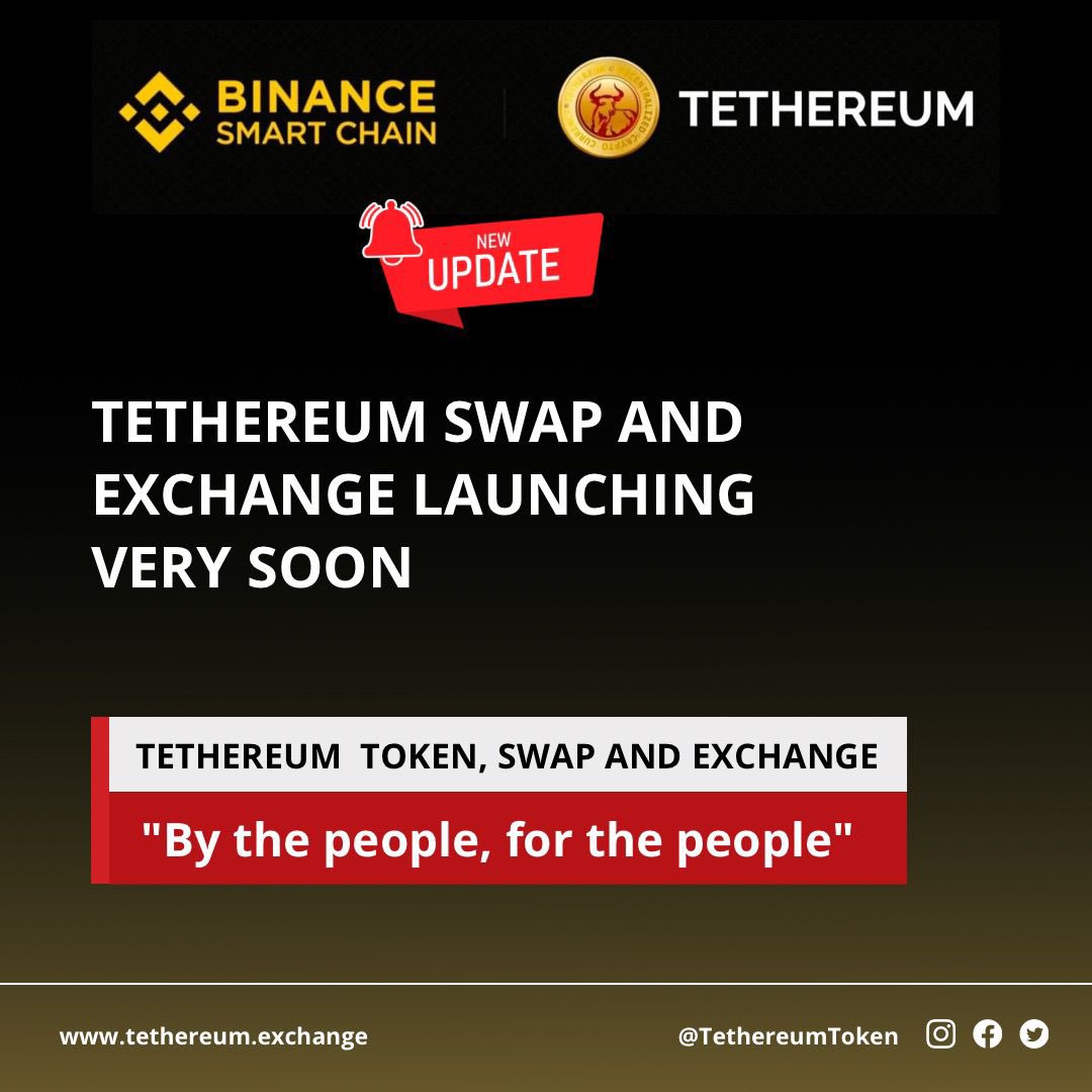 liam352440672's tweet photo. Tethereum Exchange &amp; Swap 
Coming Soon 

#Tethereum #TethereumExchange
#TethereumToken #FBSummit
#Futureblockchainsummit
#FutureBlockchainSummit2022 #Crypto #Cryptocurrency #BTC #Bitcoin #Binance
#Blockchain #Coinstore #Dubai
#Cryptoverse #Metaverse
@tethereumexc @tethereumtoken https://t.co/rq1SpV8s9K