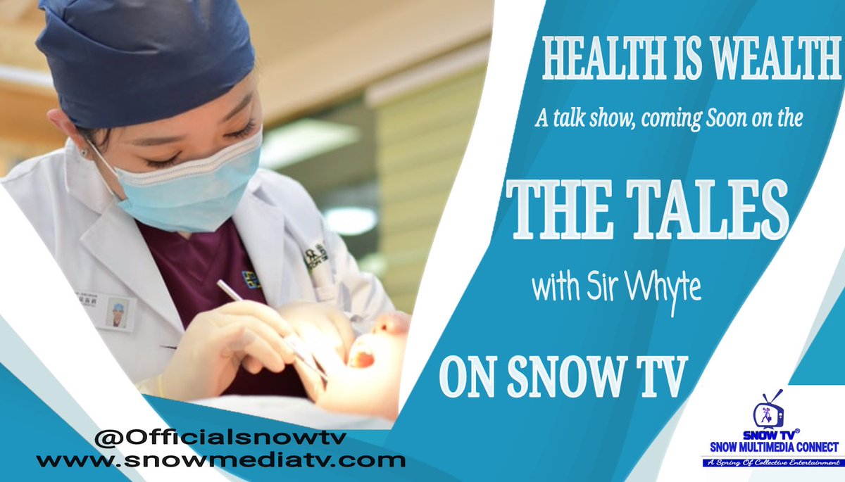 OfficialSnowtv's tweet photo. New Episode dropping soon
Please subscribe to our Facebook, Twitter, Instagram and YouTube channel for more updates
#HealthIsWealth #Health #officialsnowtv #thetales #sirwhyte #snowtv @julietibrahim @WHO https://t.co/7z7LKtpq75