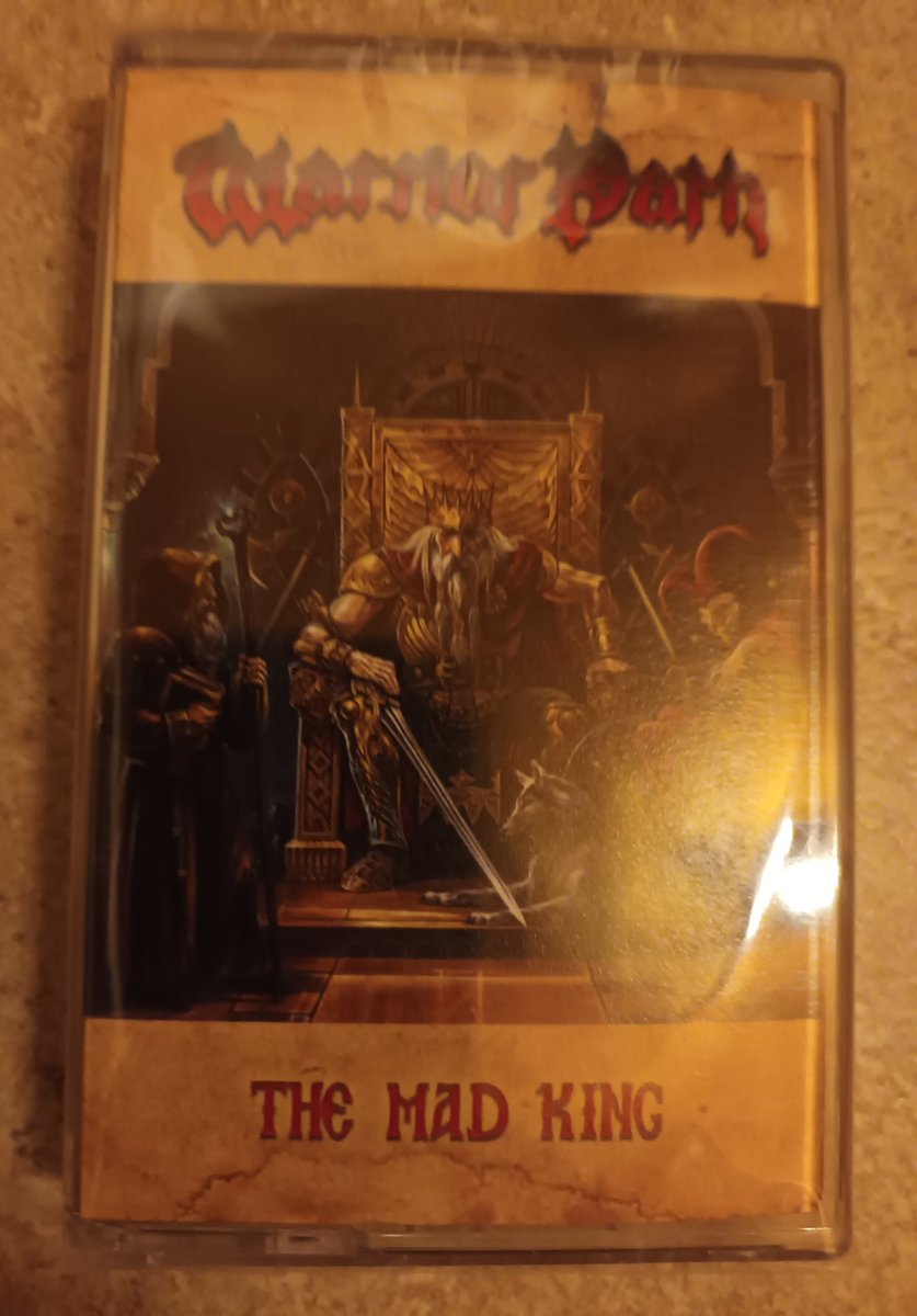 UnderJollyRoger's tweet image. Warrior Path 🇬🇷🤘- The Mad King - lim.100 Tape - 2022
#WarriorPath #HeavyMetal #Metalcollection