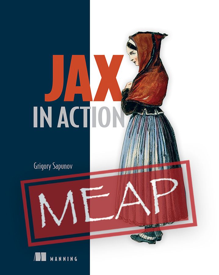 We raffle off 5 free JAX in Action books!

Want to get one?
1. Retweet this tweet
2. Follow @TheSequenceAI and <a href="/ManningBooks/">Manning Publications</a>

Winners will be selected randomly on Oct 20. Participate and get this book for free!