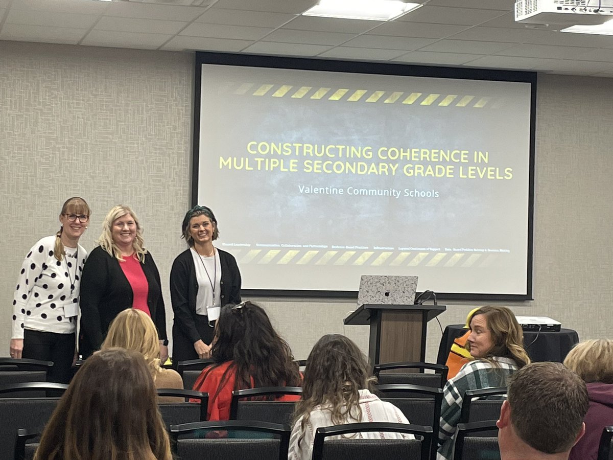 KKampovitz's tweet photo. Valentine Community Schools discussing the reality of all they’ve done to improve outcomes for all students! #NeMTSS22 #greatthings #greateducators #Superintendentsupport https://t.co/NxPSDvHQ2b