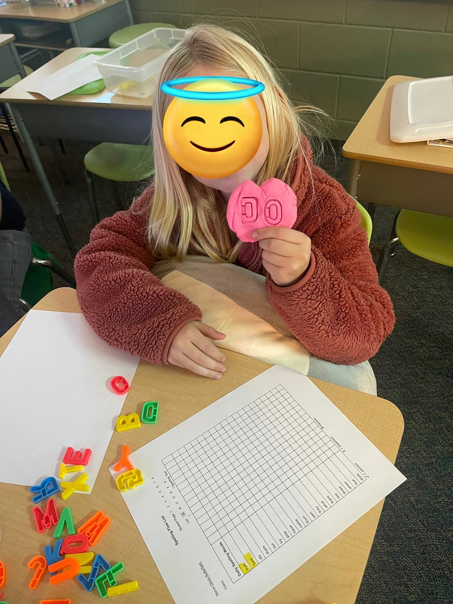 Language Science practicing Spelling Flow words! Fun Fridays for Dyslexia Awareness Month! #dragonproud #inspireexcellence