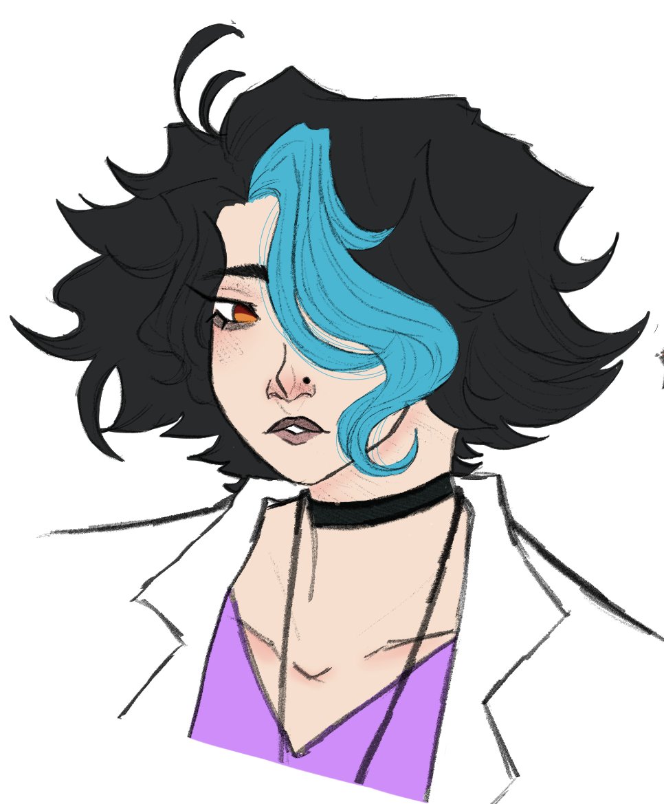 QuantumConcept_'s tweet photo. @pinki_martini I love giving my characters different eyeliner looks, it adds a lot of personality I think :3 https://t.co/HPAtirdluJ