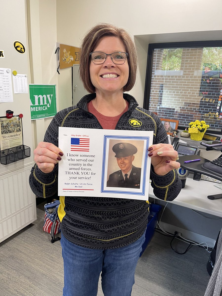 We are so excited to celebrate Veterans Day on November 9th at 10:00am! The Wall of Honor is going up this week of former or current military members. #gratitude #VeteransDay <a href="/LincolnK8School/">Lincoln K-8 District-Wide School</a>