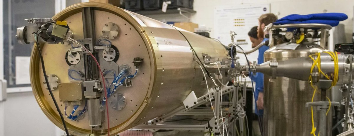 PSUScience's tweet photo. "We built the gratings on tREXS molecule-by-molecule in the nanofabrication lab at Penn State. The gratings are our pride and joy." — @AstroPSU researcher @mcentaffergroup on #PennState's high-precision X-ray instrument, tREXS, recently launched by @NASA https://t.co/E6OL1Lw1fP https://t.co/v0yHbE93Df