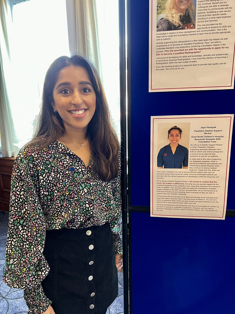 JAYAvenayak's tweet photo. It has been a fantastic day celebrating and recognising the work of AHP Support Workers! Also, feeling very shocked/emotional to have won an award too ππ₯³! Thank you to @NHSHEE_NEY for organising π #ImNotJust #AHPsDay2022 @nuthdietetics @NENCAHPFaculty @BDA_Dietitians https://t.co/kbJPOa0aYd