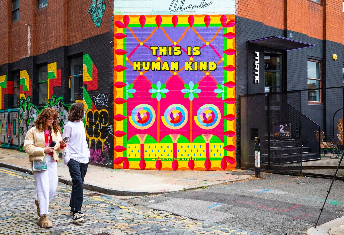 DIABOLICALest93's tweet image. At @DesignMuseum, @YinkaIlori_&apos;s #ParablesForHappiness delves into his colourful world, influences and visual language. We&apos;ve had the pleasure of working with Yinka Ilori a few times over the years – spot #YourSpaceOrMine and our @BritishRedCross collab mural in the display. 👀