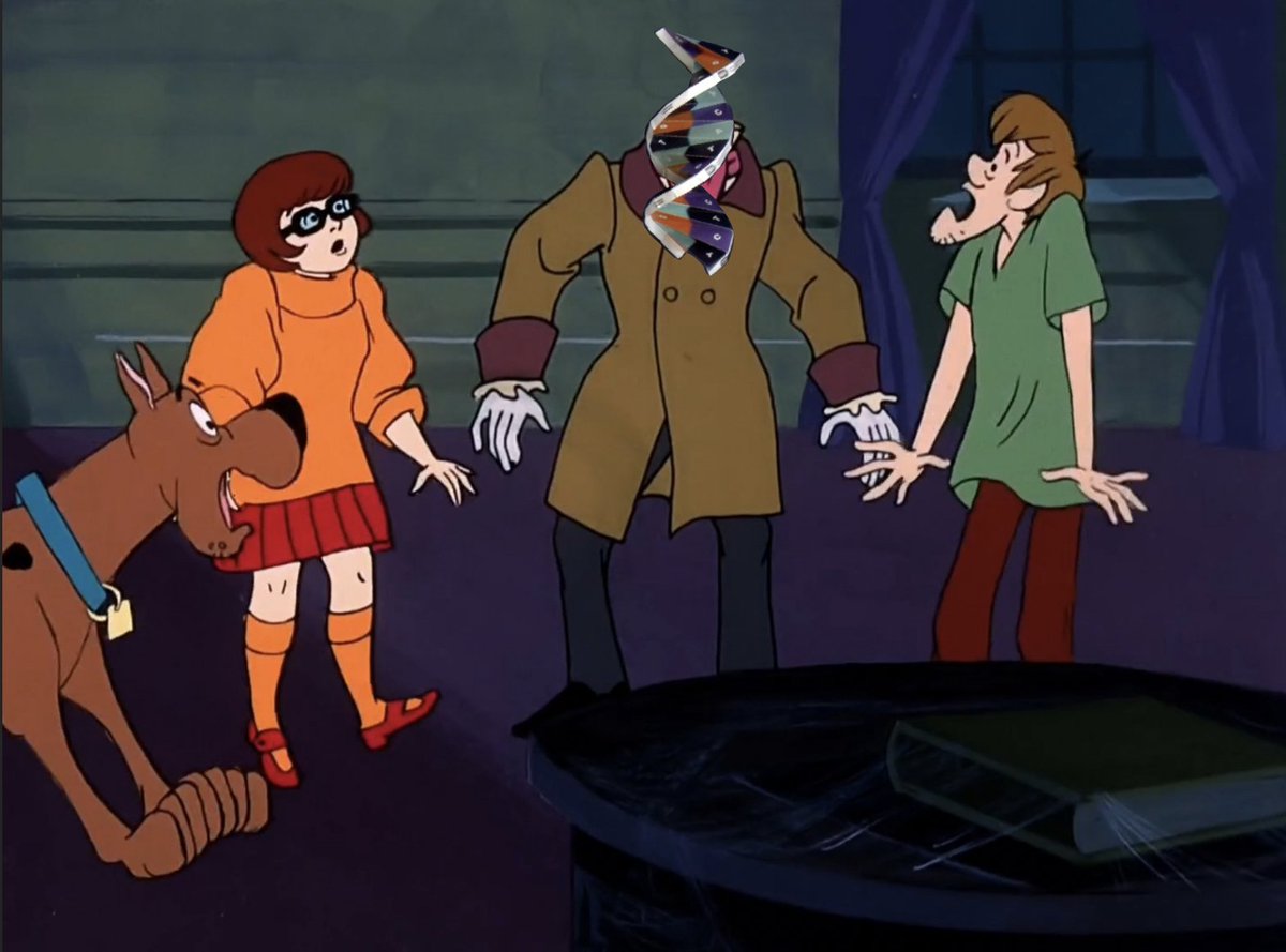 Parts of our DNA are painfully repetitive. Some sections of the human genome sequence are so long and repetitive that researchers struggle to put it in the right order. Pretty spooky, right? It’s like a haunted house that never ends!