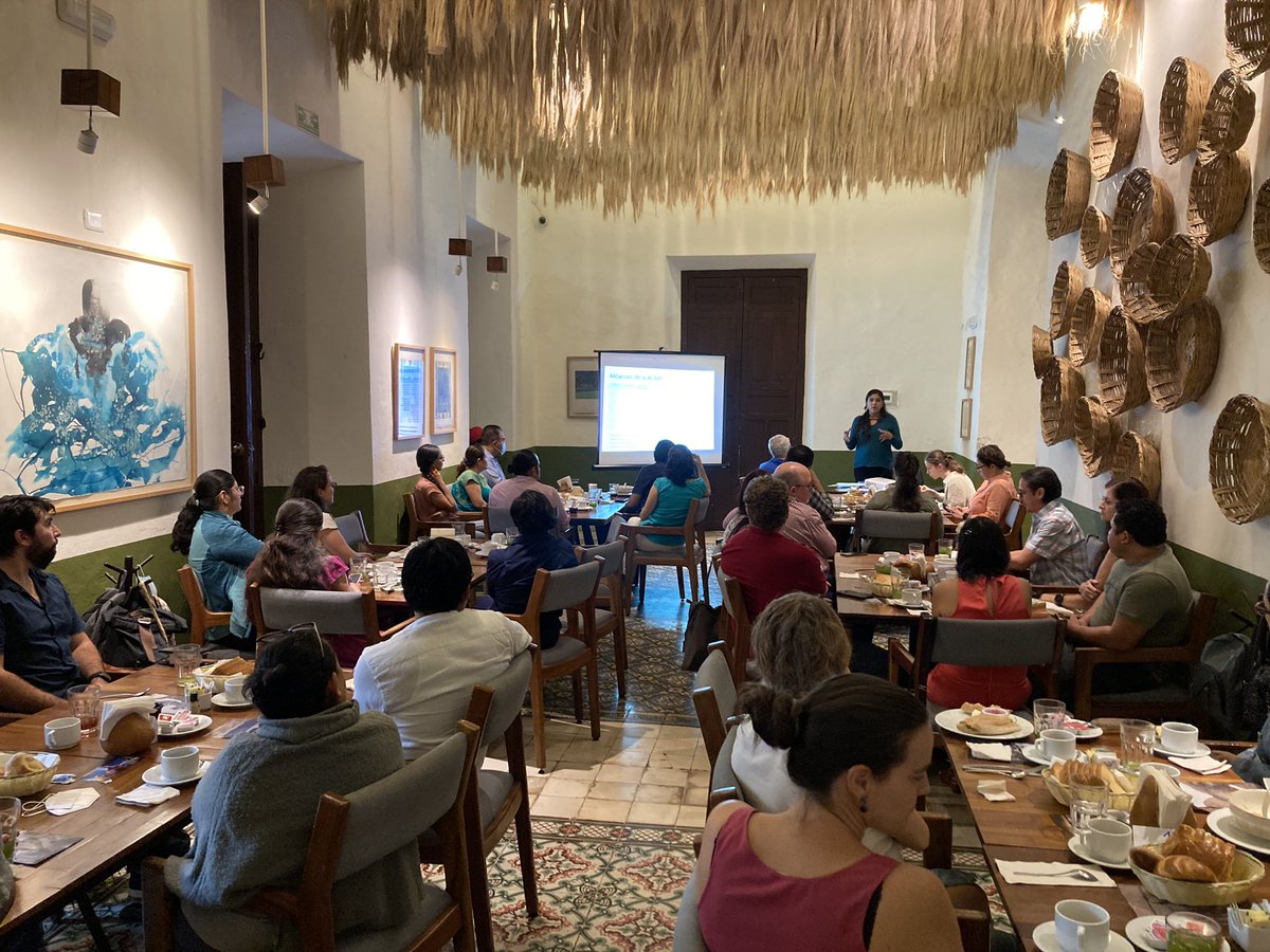 Launch of the Mexico National Chapter of the Global Mangrove Alliance <a href="/Mangroves/">Global Mangrove Alliance</a>! A great collaboration of many organizations to promote the #conservation, #management, and #restoration of #mangroves. #earthoptimism #oceanoptimism