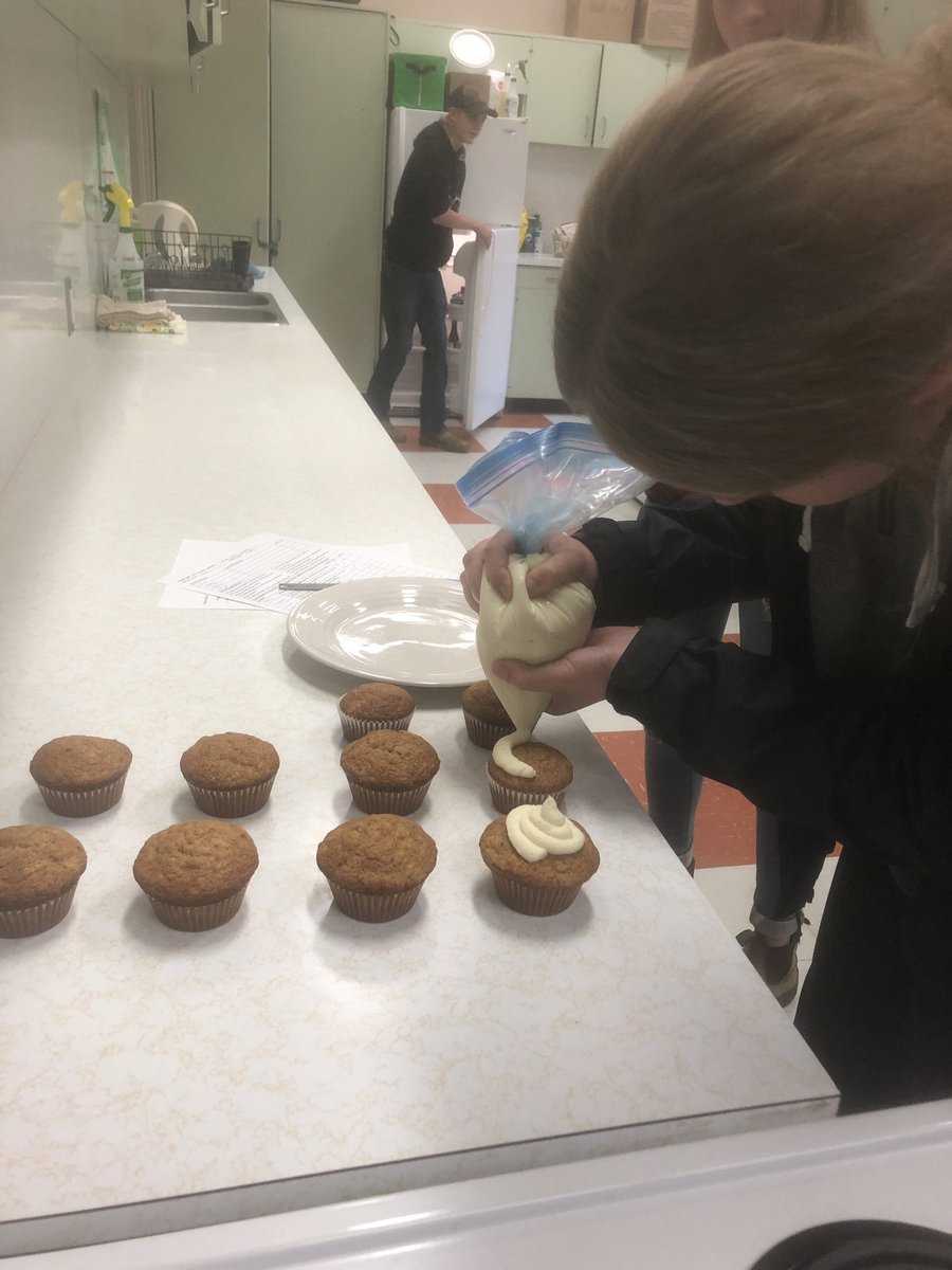 Busy Friday in the kitchen. Homemade sausage rolls, carrot cupcakes. Local sausage and LEAF garden carrots. @UGExperiential <a href="/NorwellDSS/">Norwell DSS</a>