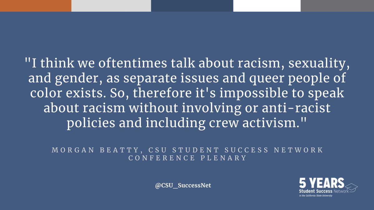 CSU_SuccessNet's tweet image. The student plenary discusses the assumptions about the experiences of LGBTQIA2+ students on campus. #CSUStudentSuccess2022