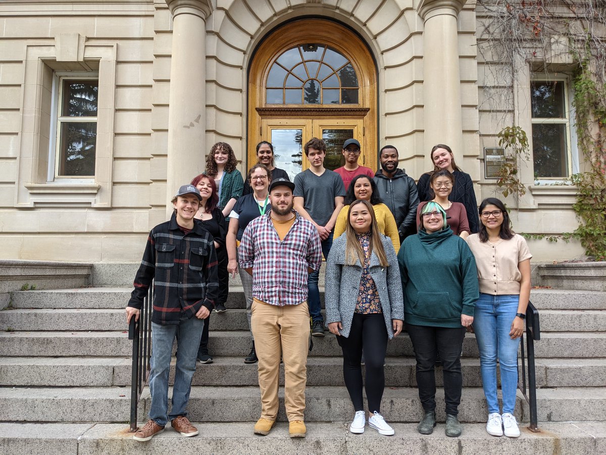 Evenden Lab group photo Fall 2022!  Great group of insect 🦋🪳🪲🐞🐝🦟enthusiasts!  Missing: <a href="/DomnichIlan/">Ilan Domnich</a> and Jose Correa-Ramos.