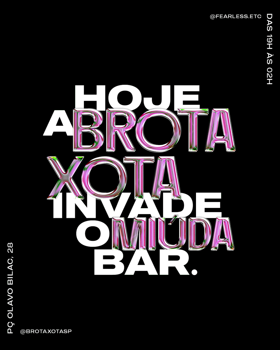 fearless_etc's tweet photo. Hoje a gente vai BROTAR no Miúda Bar e vai ser só a estouração de caixas! Com @qmdizqviumente  @s0d0m1t4 @itsinmytrunk e Luan Gurunga! https://t.co/MPXvKul81l https://t.co/7K6KrPBZPW