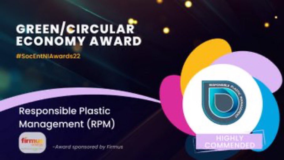 RPMResponsible1's tweet photo. Thanks for the recognition!  A great way to celebrate our 3 year Anniversary!@RPMResponsible1
  #SocEntNIAwards22 https://t.co/wyS6lxcZrC