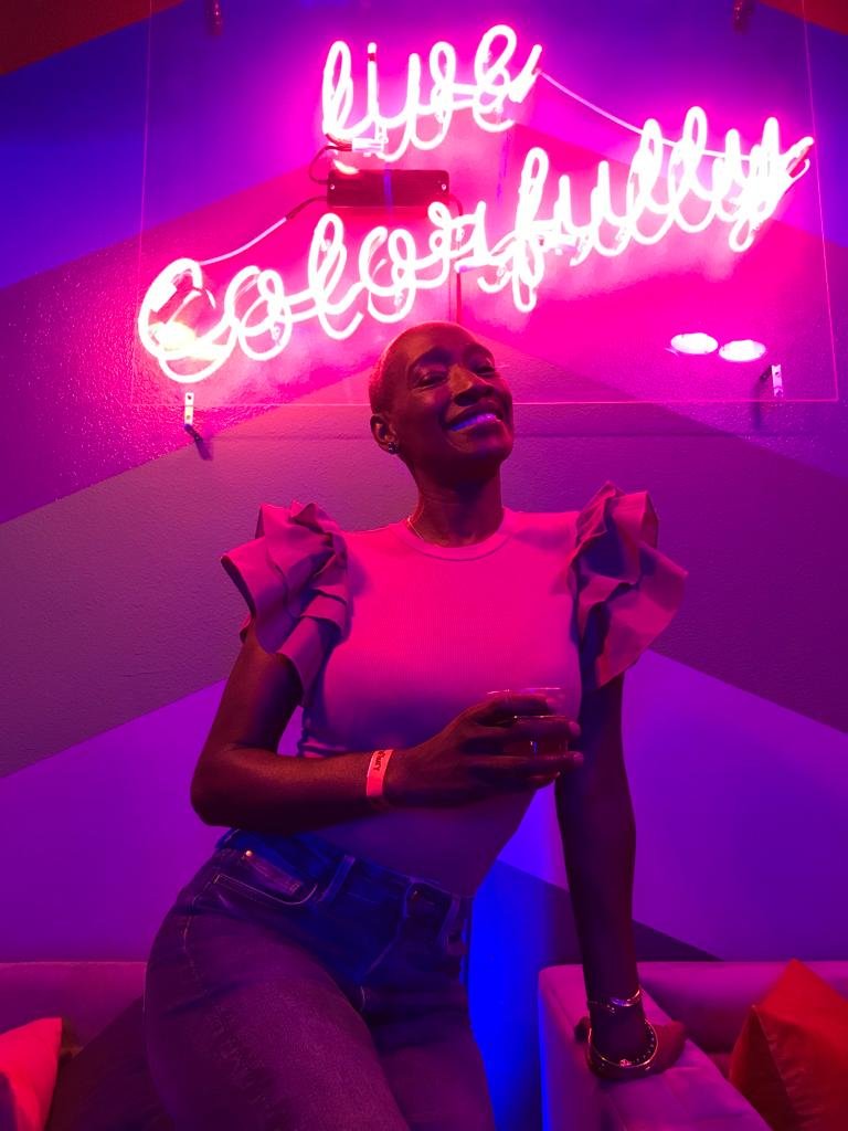 CardanoPoolXYZ's tweet photo. Found @XyzVirginia in #StarBase #Vegas 💚💛❤️🙏 for a fantastic @cnft_afterparty hosted by @claymates @theartofjoseph @angelbabyhitsqd @adaGOATS @cNFTcon #CardanoCommunity #LivingColorfully #Cardano #StrongerTogether #EndlessSkies ♾💜 https://t.co/BCAEUnA6kD