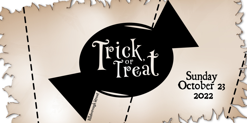 Who doesn't like candy &amp; costumes? Join us from 2-5pm next Sunday as we get a head start on Halloween!

HillsboroughStreet.org/TrickOrTreat